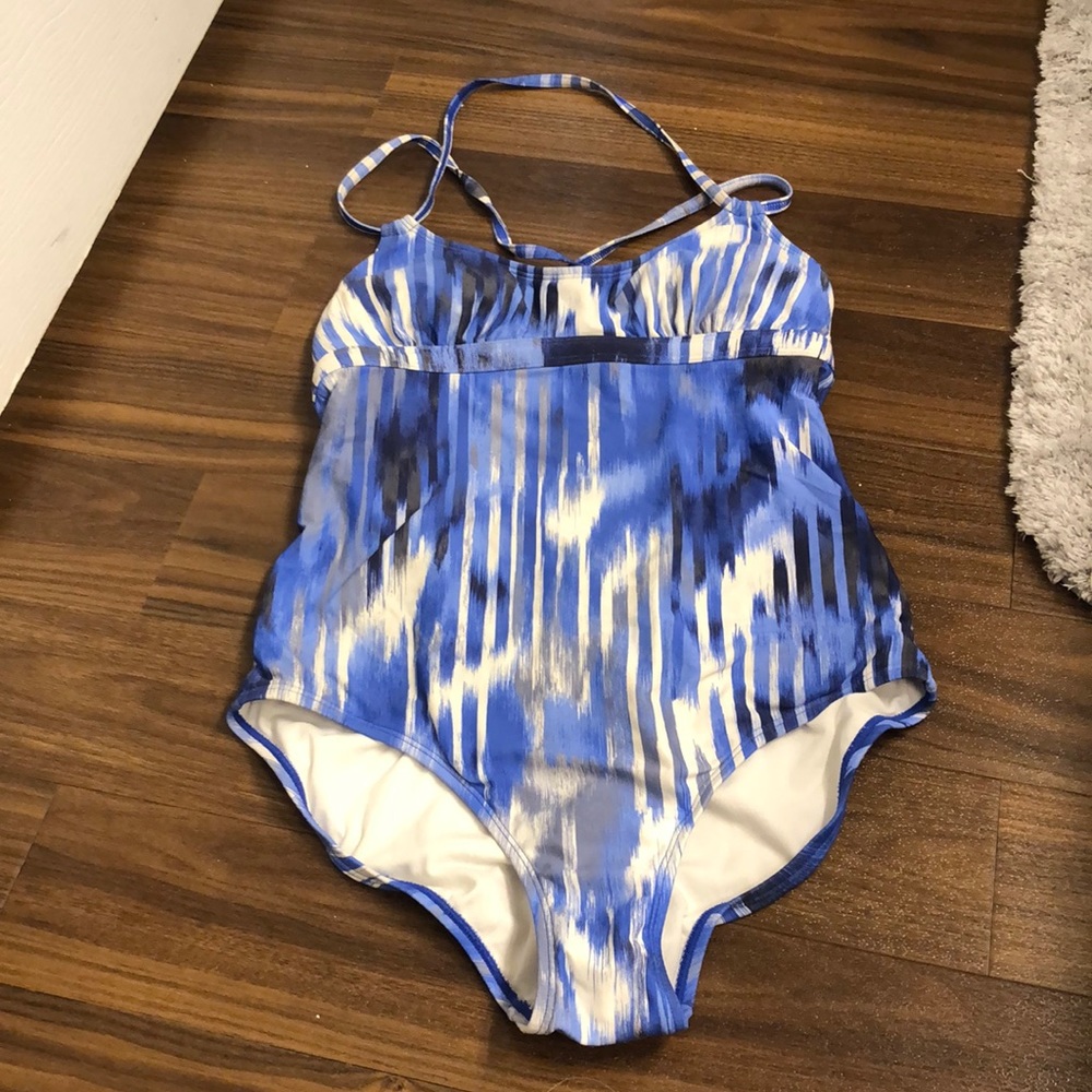 Athleta cross back one piece bathing suit